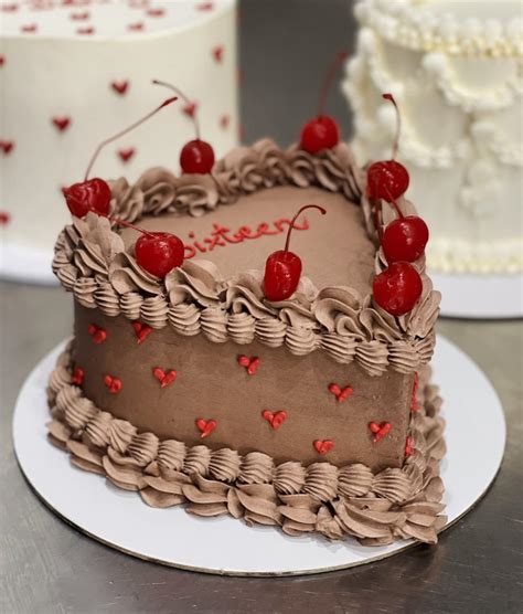 Chocolate And Cherries Vintage Cake Sugar Whipped Cakes Website