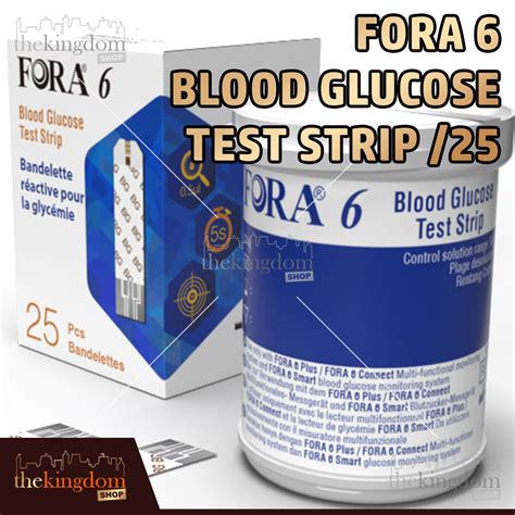 Jual Fora Blood Glucose Test Strip Gula Darah Refill Tes Cek