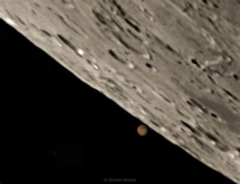 Lunar Occultation Of Mars 17th April 2021 Imaging Widefield