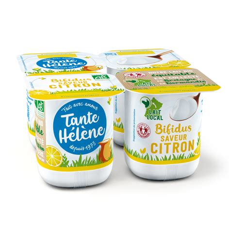 Bifidus Saveur Citron Tante H L Ne