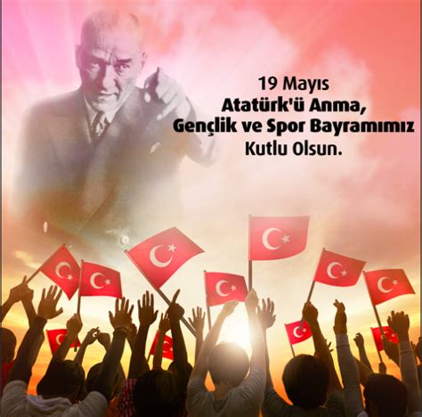 19 Mayıs mesajları resimli 19 Mayıs kutlama sözleri Atatürk ün