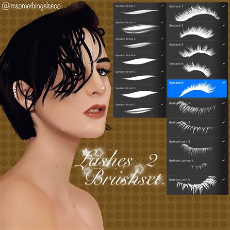 Eyelash Brushset 2 Procreate Etsy Uk Digital Illustration Digital Illustration Tutorial