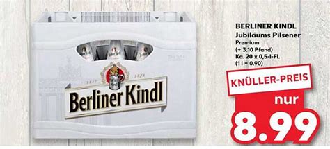 Berliner Kindl Jubil Ums Pilsener Angebot Bei Kaufland Prospekte De