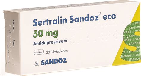 Sertralin Sandoz Eco Filmtabletten 50mg 30 Stück In Der Adler Apotheke