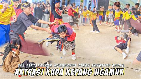 BARONG DAN KUDA LUMPING NGAMUK AKTRASI KUDA KEPANG PALING PARAH