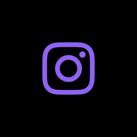 Purple Instagram Icon