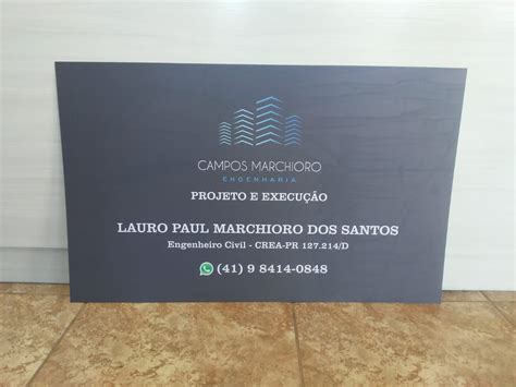 Placa para imobiliária R Gráfica Rápida Curitiba 41 3203 5019