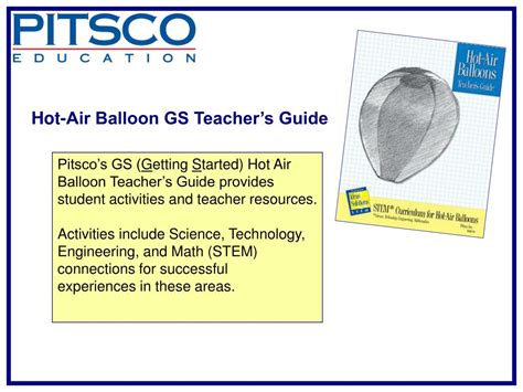 PPT Implementing Hot Air Balloons In Your Classroom PowerPoint