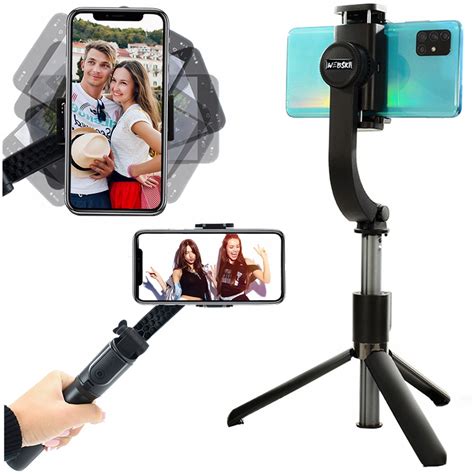 SELFIE STICK KIJEK GIMBAL TRIPOD DO TELEFONU KAMER GOPRO STATYW Sklep