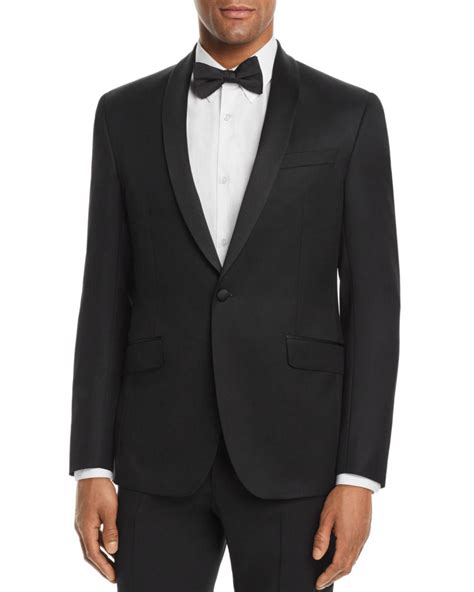 Ted Baker Josh Shawl Lapel Slim Fit Tuxedo Jacket In Black For Men Lyst