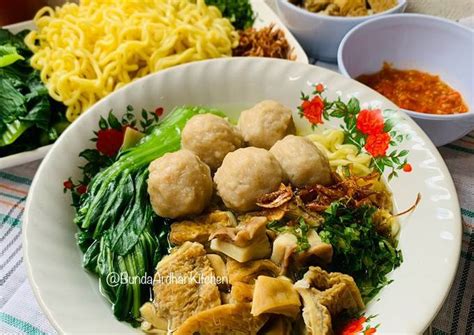 Resep Bakso Kuah Topping Babat Oleh Irna Sofiana Nana Cookpad