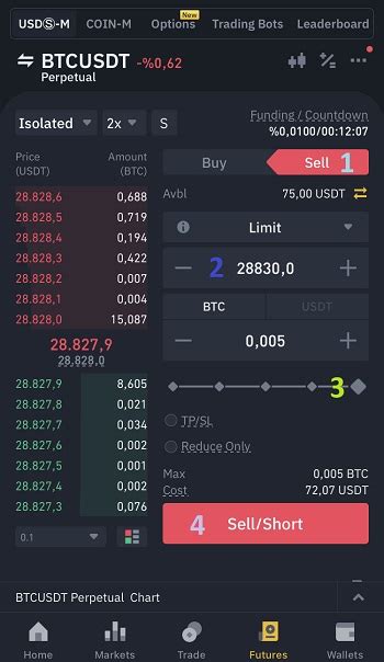 How To Short Crypto On Binance Open A Short Position Dappgrid