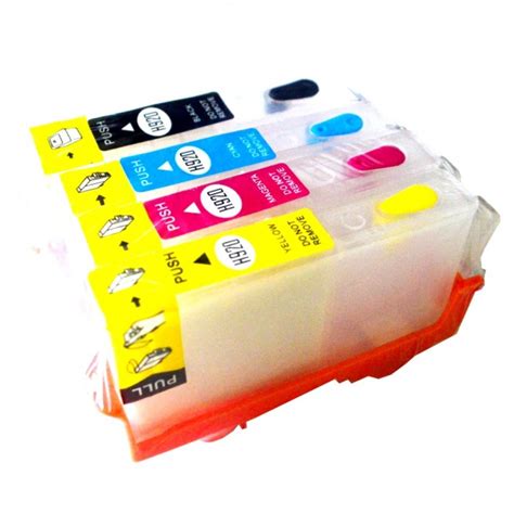 Jual Cartridge MCISS Refillable HP 920 CMYK Refill Printer Officejet