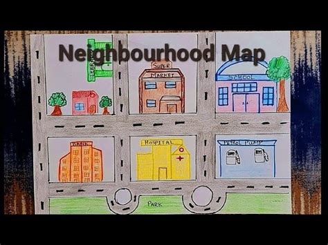 Neighborhood Map Drawing