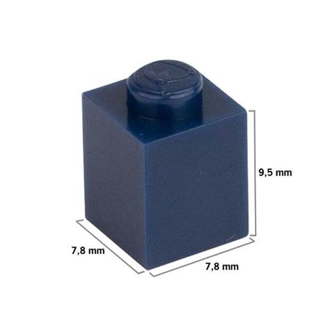 Loose Brick 1x1 Sapphire Blue 473 Q Bricks® Pure Imagination