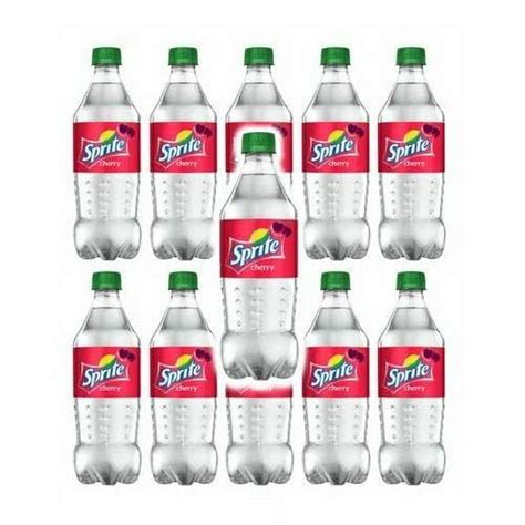 Sprite Cherry 20 Oz Pack Of 10 Total Of 200 Fl Oz