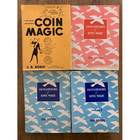 Three Volumes Encyclopaedia Of Dove Magic By Ian Adair C1980 Volumes