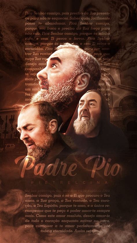 São Padre Pio Design Santos Da Igreja Catolica Católico Imagem De