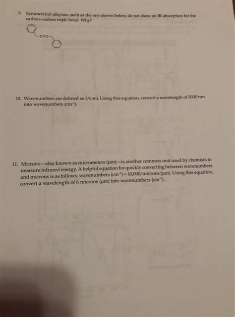 Solved Symmetrica I Alkynes Such As The One Shown Below Chegg