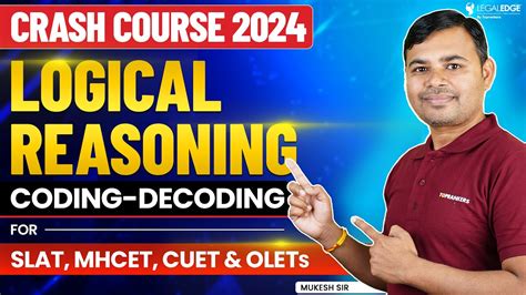 Most Important Questions Of Logical Reasoning Coding Decoding SLAT