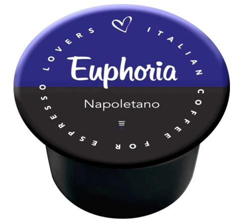 AromaKaffe Italian Coffee Euphoria Compatibil Lavazza Blue 50 Capsule