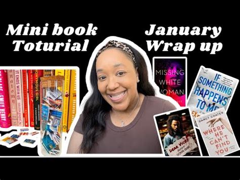 How I Make My Mini Books Canva January Wrap Up I I Read 6 Books And