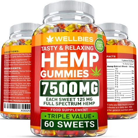 Natural Hemp Gummies Mg Mg Per Gummy Bear With Full Spectrum