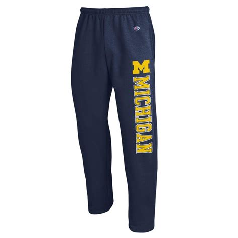 Michigan Wolverines Sweatpants Pockets Navy Apc02845658