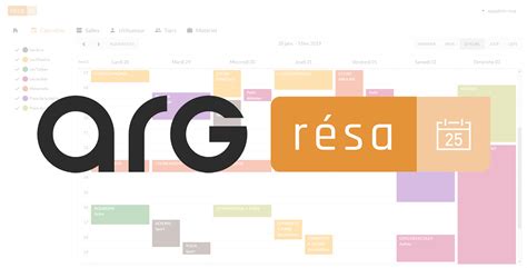 ARG Résa le nouveau logiciel de gestion et réservations des salles d