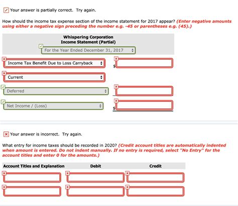 Solved Exercise Whispering Corporation Has Pretax Chegg