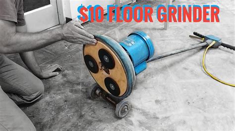 Diy Floor Grinding Disc For 10 Youtube