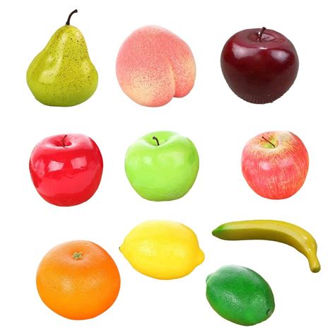 Lifelike Artificial Fake Fruit Fruits Peaches Lemon Market Party