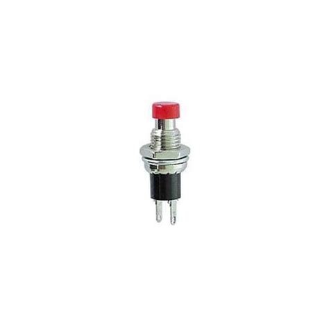 Drukknop Maakcontact ON OFF 24V 1A Rood Orbit Electronic