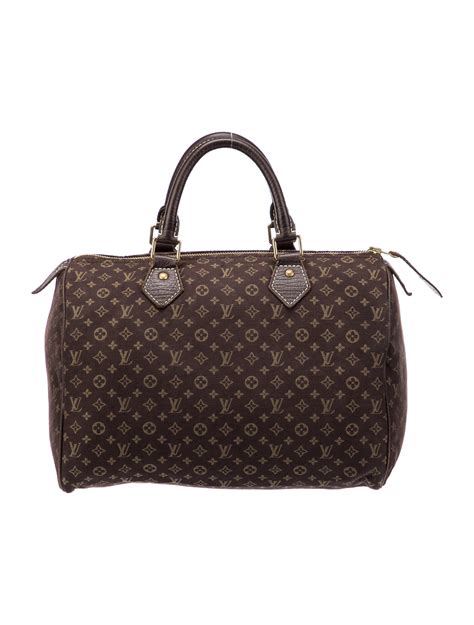 Louis Vuitton Monogram Mini Lin Speedy 30 Neutrals Handle Bags