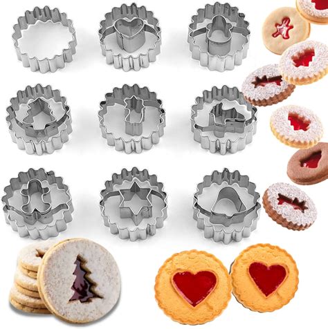 Pl Tzchen Ausstecher Set St Ck Ausstechformen Weihnachten Linzer