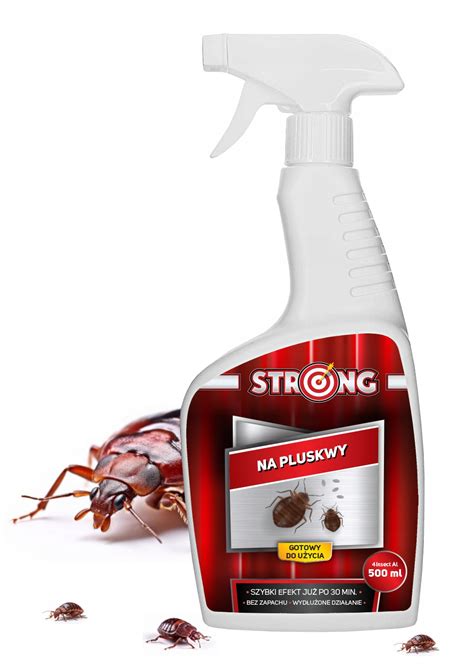 MOCNY OPRYSK ŚRODEK PREPARAT NA PLUSKWY DOMOWE PLUSKWE STRONG SPRAY 500