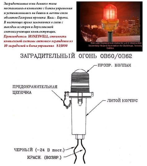 Заградительные огни иностранного производства HONEYWELL, IDM, LT, ELTA ...