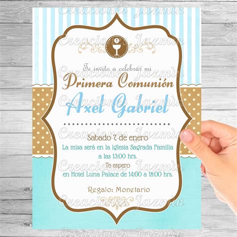 Arriba Foto Invitaciones De Primera Comunion Para Imprimir Gratis