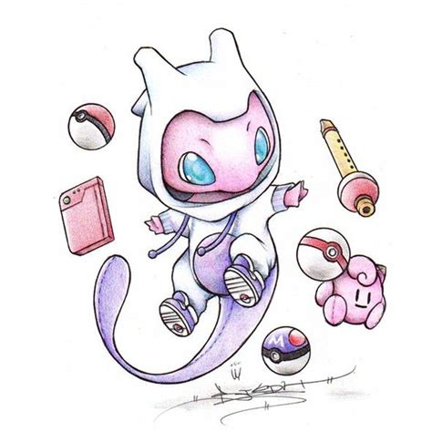 Pin De Crystal Obryant Em Pokémon Mew E Mewtwo Mew Pokemon Pokemon