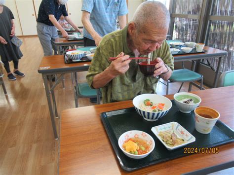 7月行事食紹介 （碧南市養護老人ホーム） 愛生館ブログ