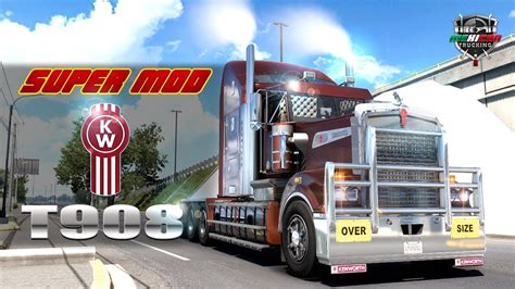Super Mod Kenworth T909 American Truck Simulator 145 Youtube