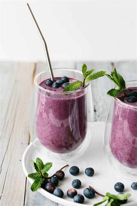 Picture Of Blueberry Smoothie