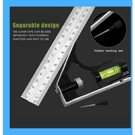 équerre Combinée Combination Square Règle d angle de Combinaison