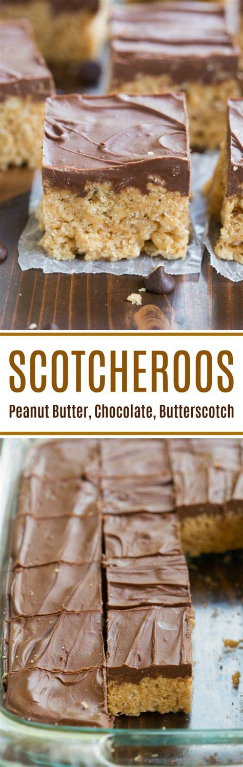 The Best No Bake Treat Scotcheroos Are A Peanut Butter Rice Crispy