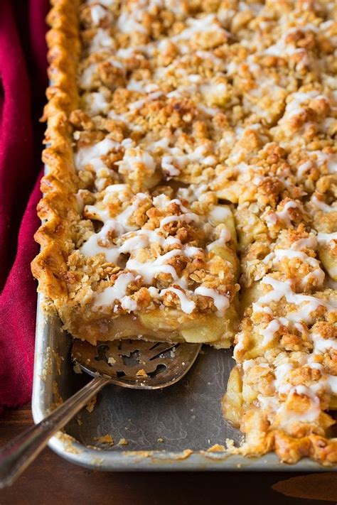 Crumb Topped Apple Slab Pie Cooking Classy