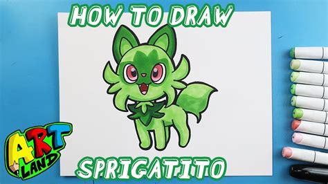 How To Draw Sprigatito Youtube