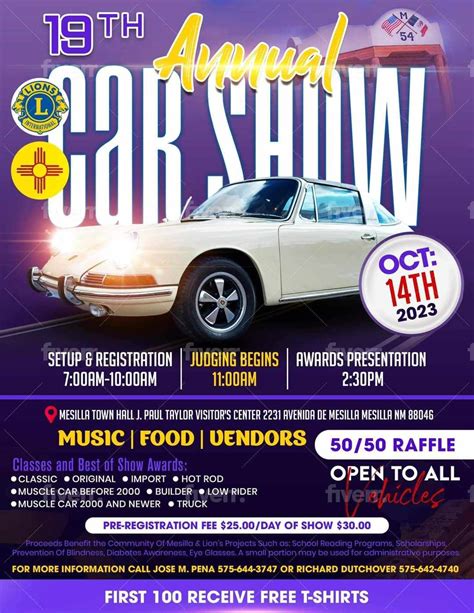 19th Annual Car Show • Saturday October 14th 2023 - Ultimate Mobile Tires