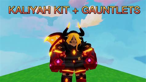 Kaliyah Kit Gauntlets Gives You Insane Combos Roblox Bedwars Youtube