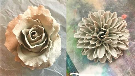 How To Make Ceramic Roses Handbuilding Clay Beginner Friendly Two