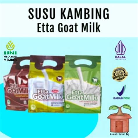 Jual Susu Kambing Ettawa HNI HPAI Etta GoatMilk Premium Original Hijau